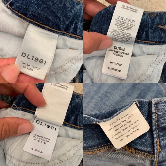 DL1961 Susie High Rise Tapered Houston Jeans - Picture 13 of 13